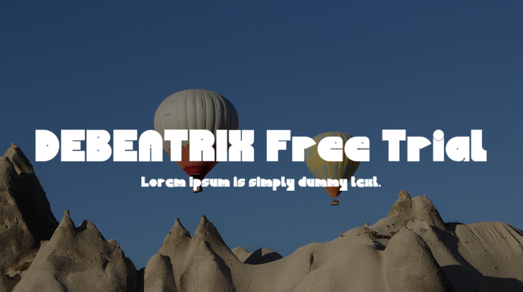 DEBEATRIX Free Trial Font