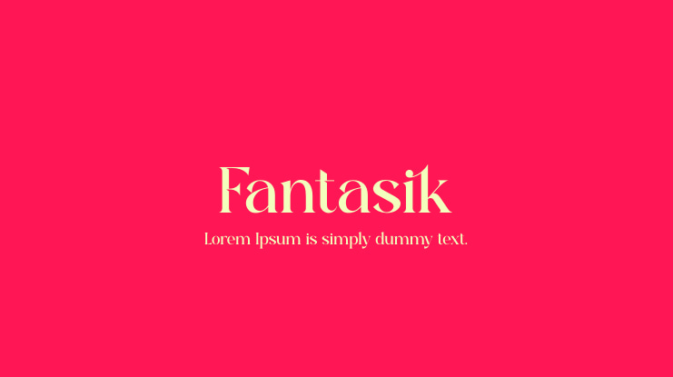 Fantasik Font