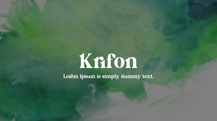 Krifon Font