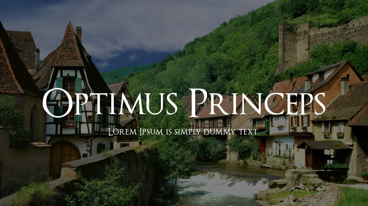 Optimus Princeps Font Family