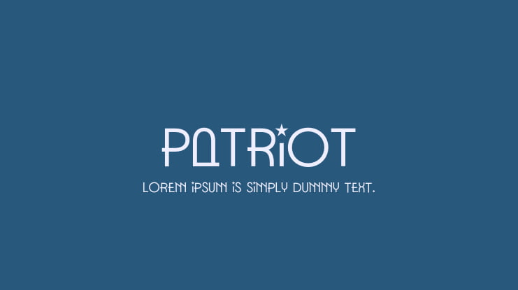 Patriot Font Family