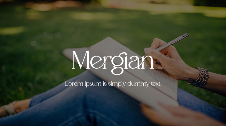 Mergian Font
