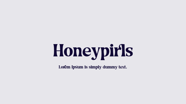 Honeypirls Font