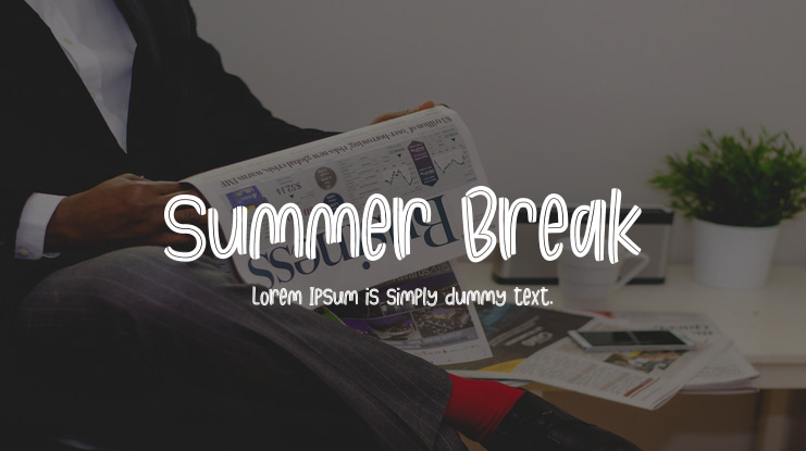 Summer Break Font