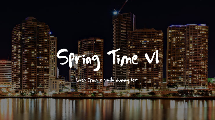 Spring Time V1 Font