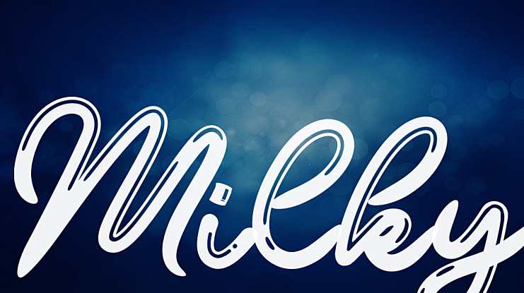 Milky Font