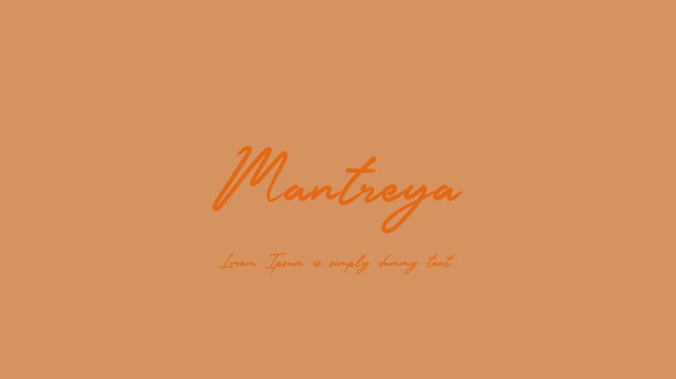 Mantreya Font