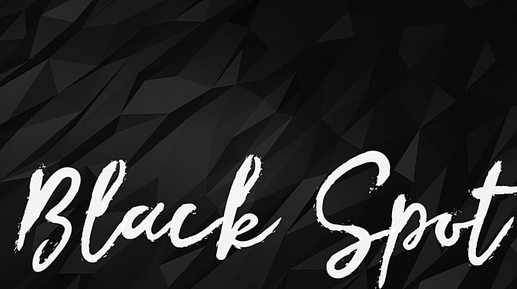 Black Spot Font