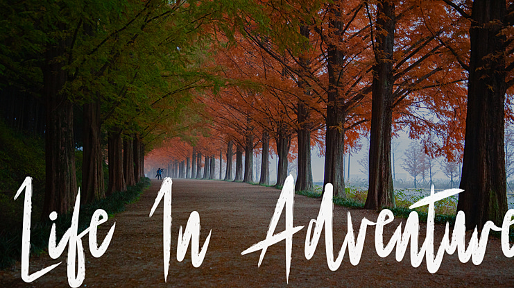 Life In Adventure Font
