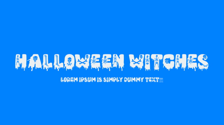 Halloween Witches Font Family