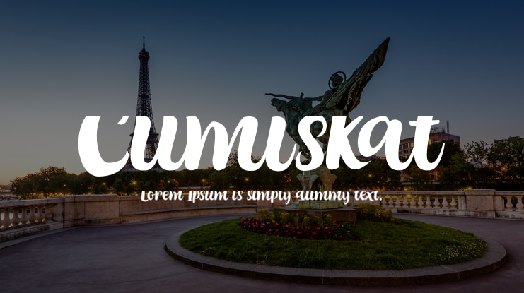Cumiskat Font
