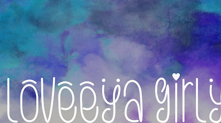 Loveeya Girly Font