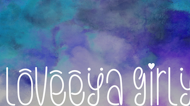 Loveeya Girly Font