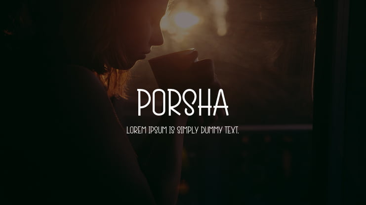 PORSHA Font