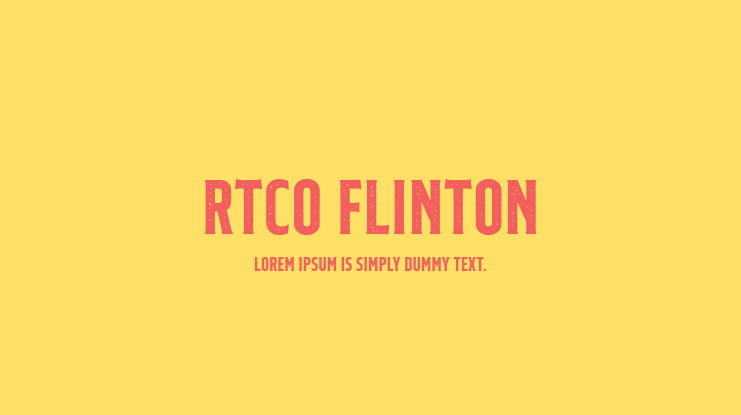 RTCO Flinton Font