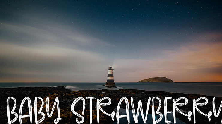 Baby Strawberry Font