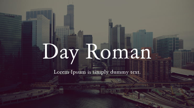 Day Roman Font Family