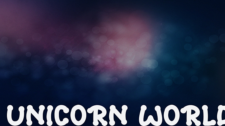 UNICORN WORLD Font