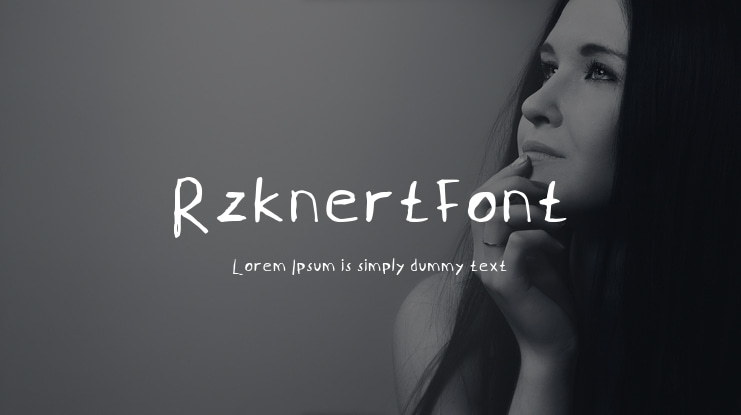 Rzknertfont Font