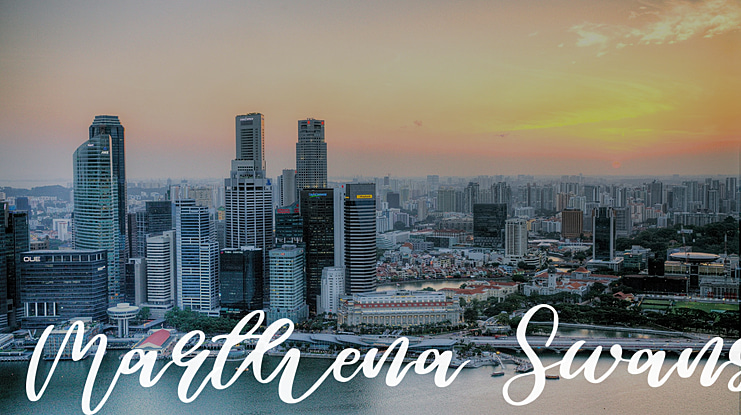 Marthena Swans Font