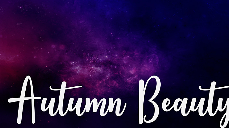Autumn Beauty Font