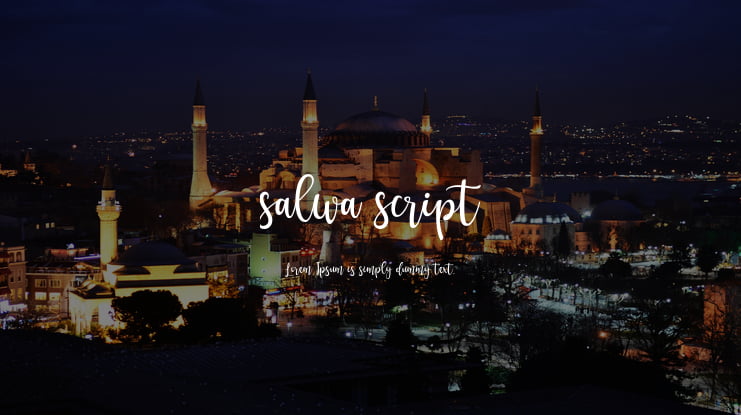salwa script Font