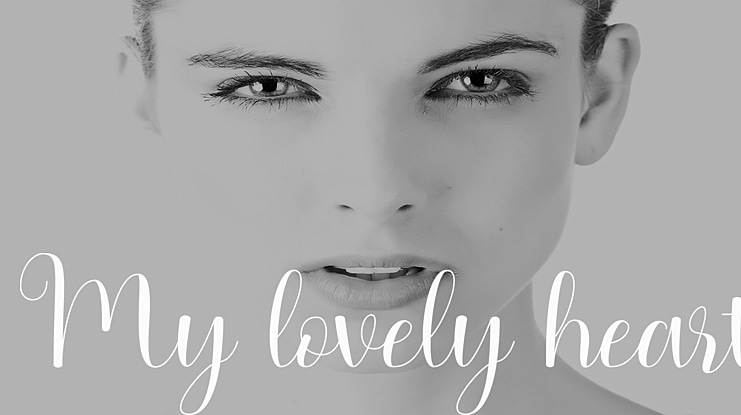My lovely heart Font