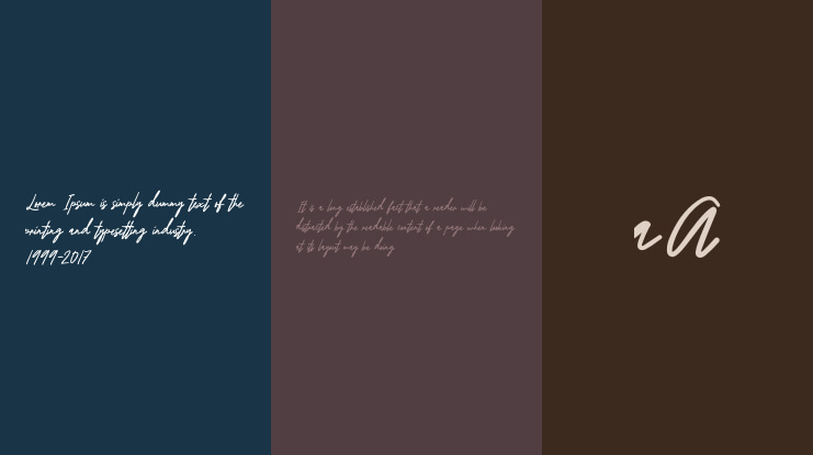 BerlinaSignature Font