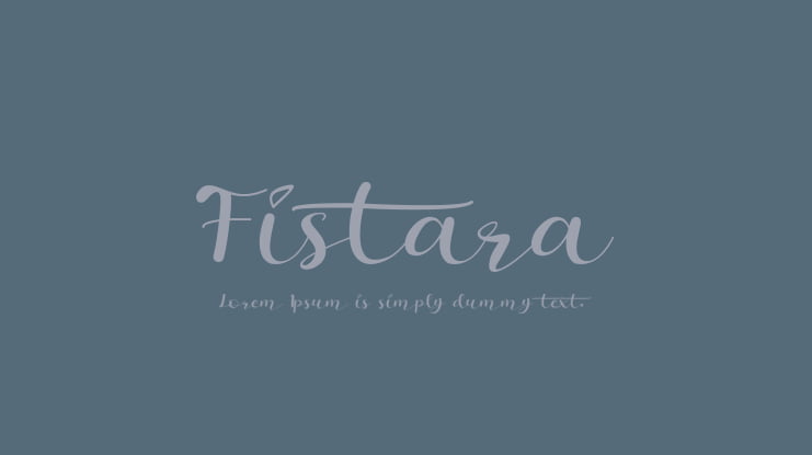 Fistara Font