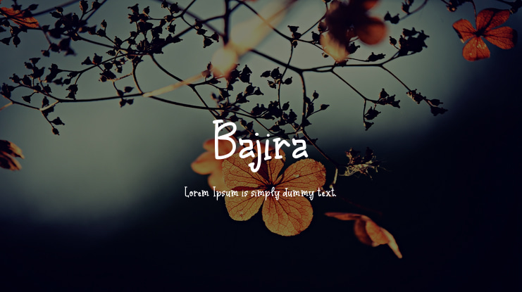 Bajira Font