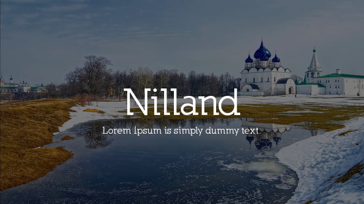 Nilland Font Family