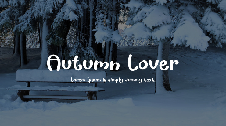 Autumn Lover Font