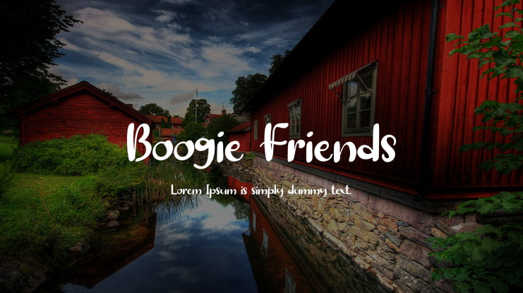 Boogie Friends Font