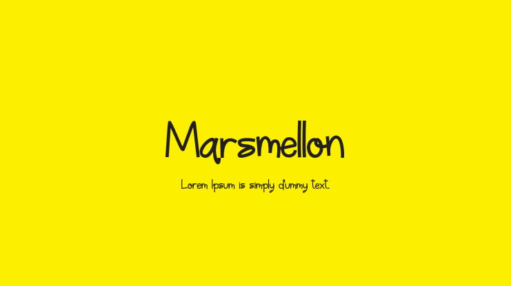 Marsmellon Font