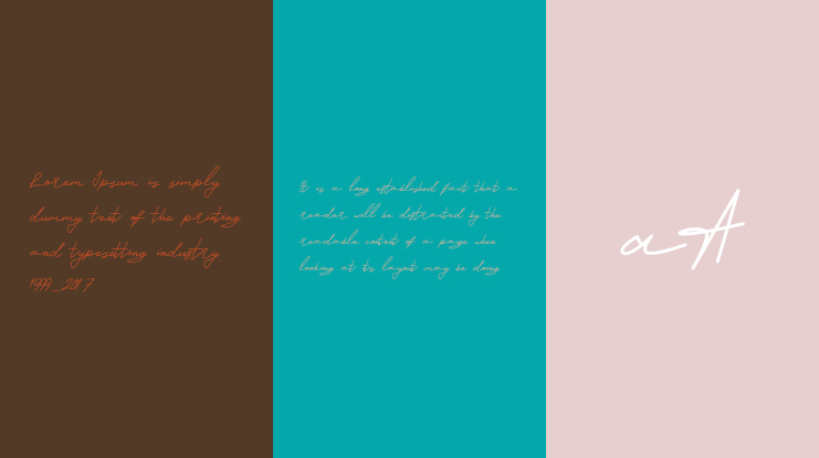 Ghavela Signature Font