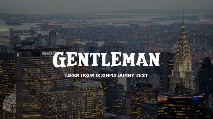 Gentleman Font