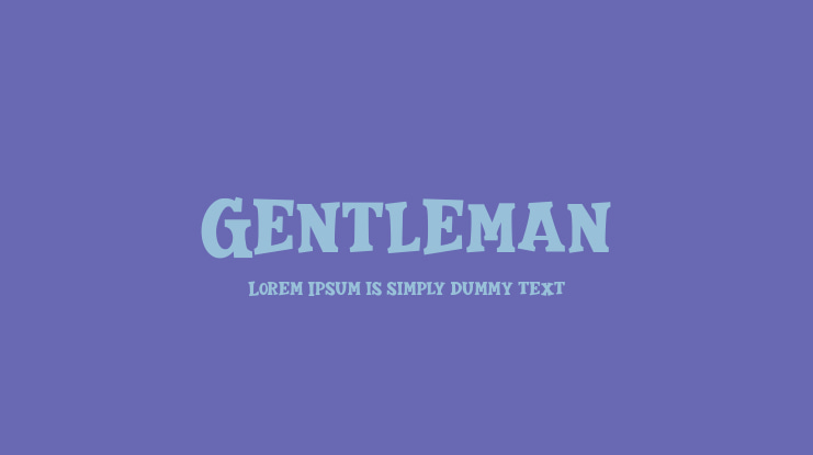 Gentleman Font
