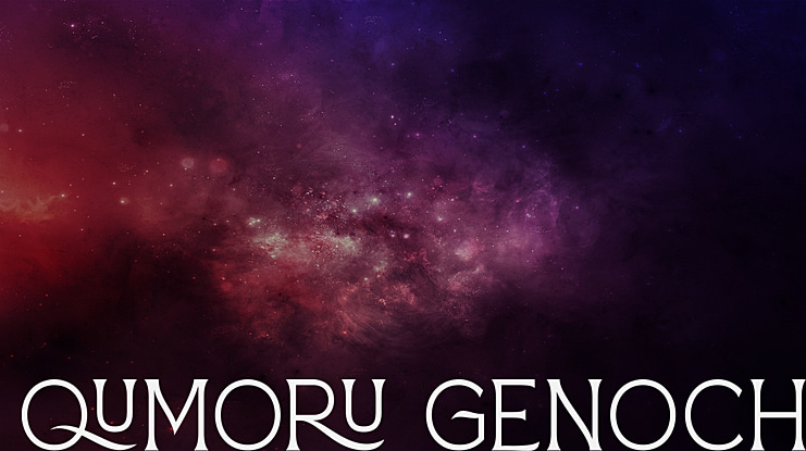 QUMORU GENOCHI Font