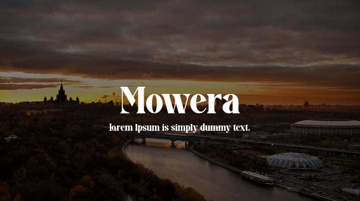 Mowera Font