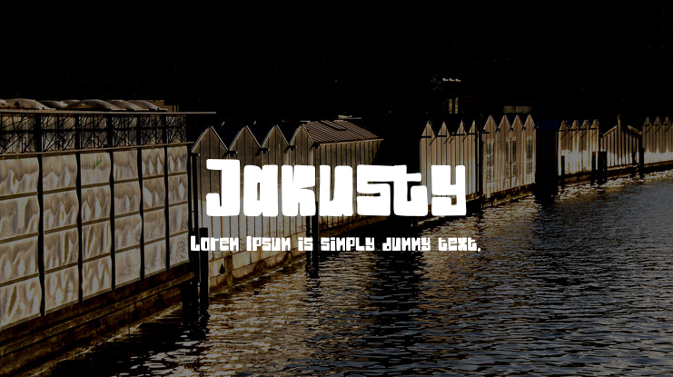 Jakusty Font Family