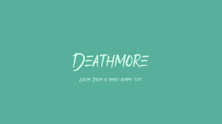 Deathmore Font