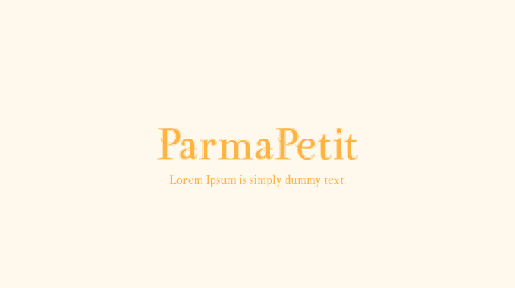 ParmaPetit Font Family