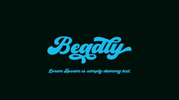Beadly Font