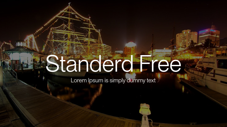 Standerd Free Font