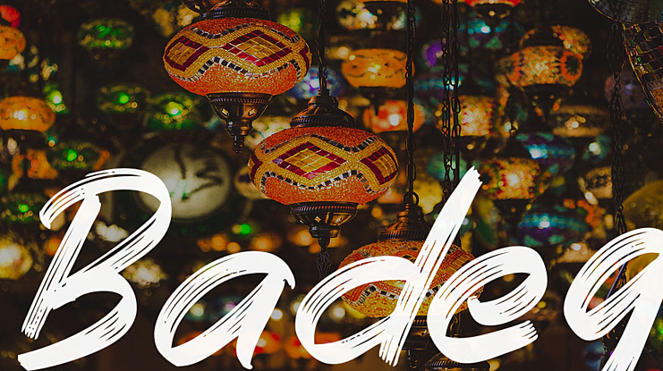 Badeg Font