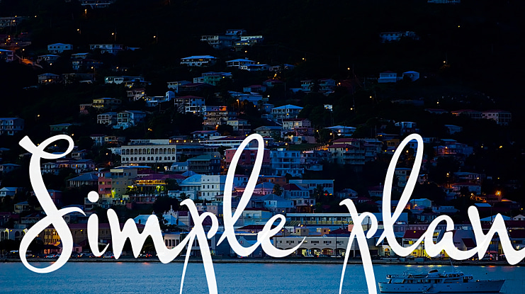 Simple plan Font