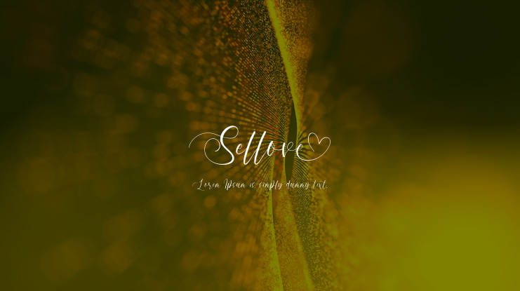Sellove Font