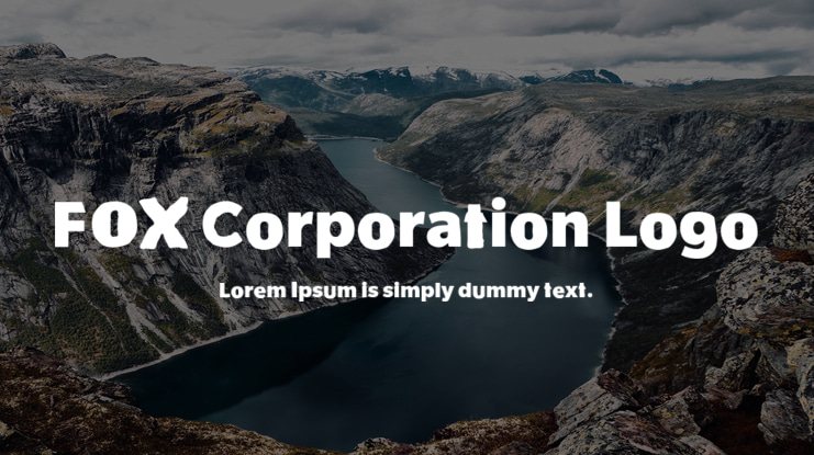 FOX Corporation Logo Font