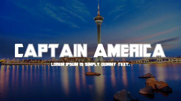 Captain America Font