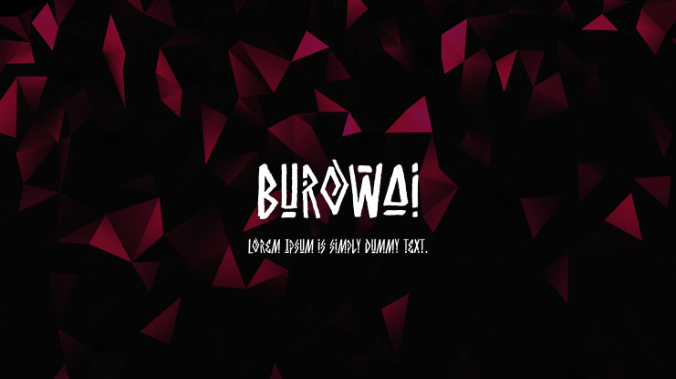 Burowai Font